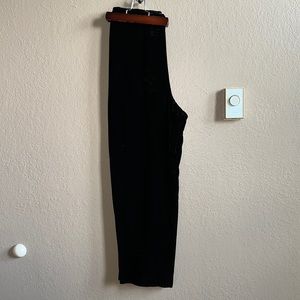 VINTAGE Black Velour trouser